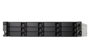 QNAP TL-R1200C-RP Hard Drive Enclosure HDD/SSD Enclosure Black, Gray 2.5/3.5"