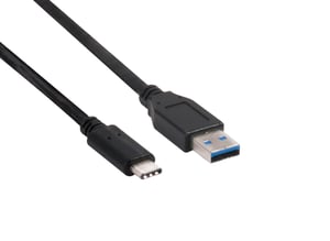CLUB3D USB-Typ-C-zu-Typ-A-Kabel (Stecker/Stecker), 1 Meter, 60 Watt