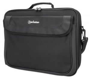Manhattan 439947 39.6 cm (15.6") Laptop Bag Messenger Style Black