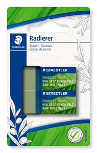 Staedtler 526 83BK2 Eraser, Green, 2 pcs.