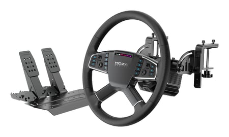 Moza Racing R5 Pro Truck Driving Simulator Czarny Steering wheel + wheelbase + pedals