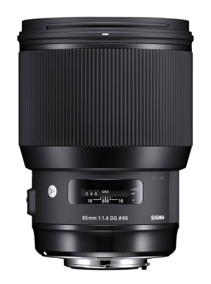 Sigma 85mm / f 1.4 DG HSM Art SLR Obiektyw standardowy Czarny
