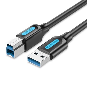Vention COOBI kabel USB USB 3.2 Gen 1 (3.1 Gen 1) 3 m USB A USB B 5 Gbit/s Czarny