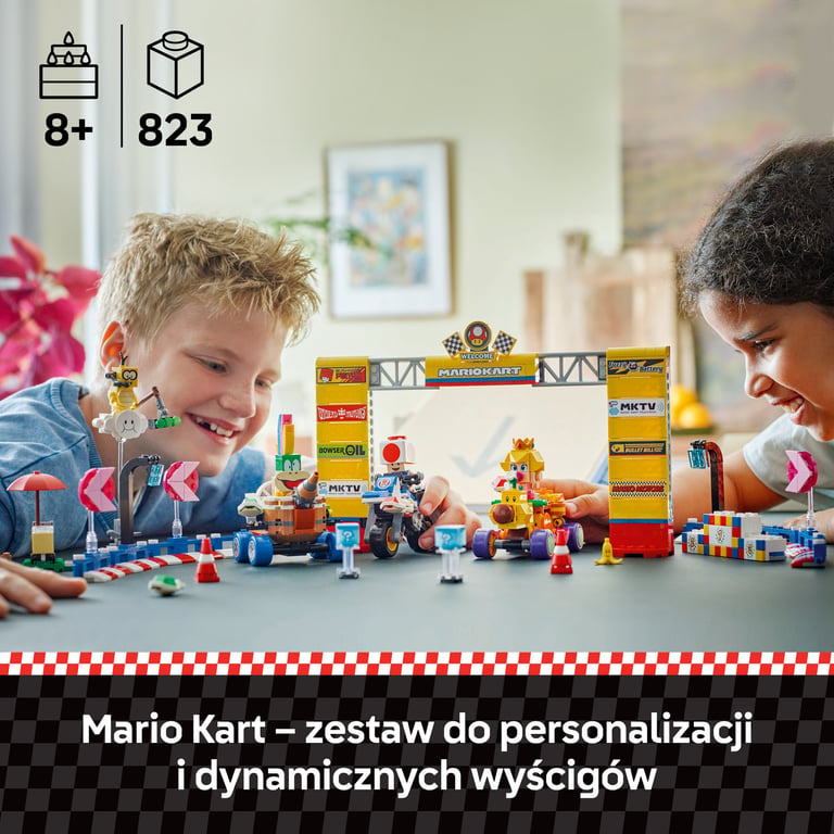 LEGO Super Mario Mario Kart™ – Zestaw Baby Peach i Grand Prix