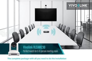 Vivolink VLCAMBDL1 videokonferenskamera, vit
