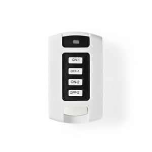 Nedis RFRC220WT fjärrkontroll RF trådlös universell Tryck på knapparna