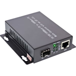 InLine 66659D konwerter sieciowy 1000 Mbit/s 1310 nm Pojedynczy Czarny
