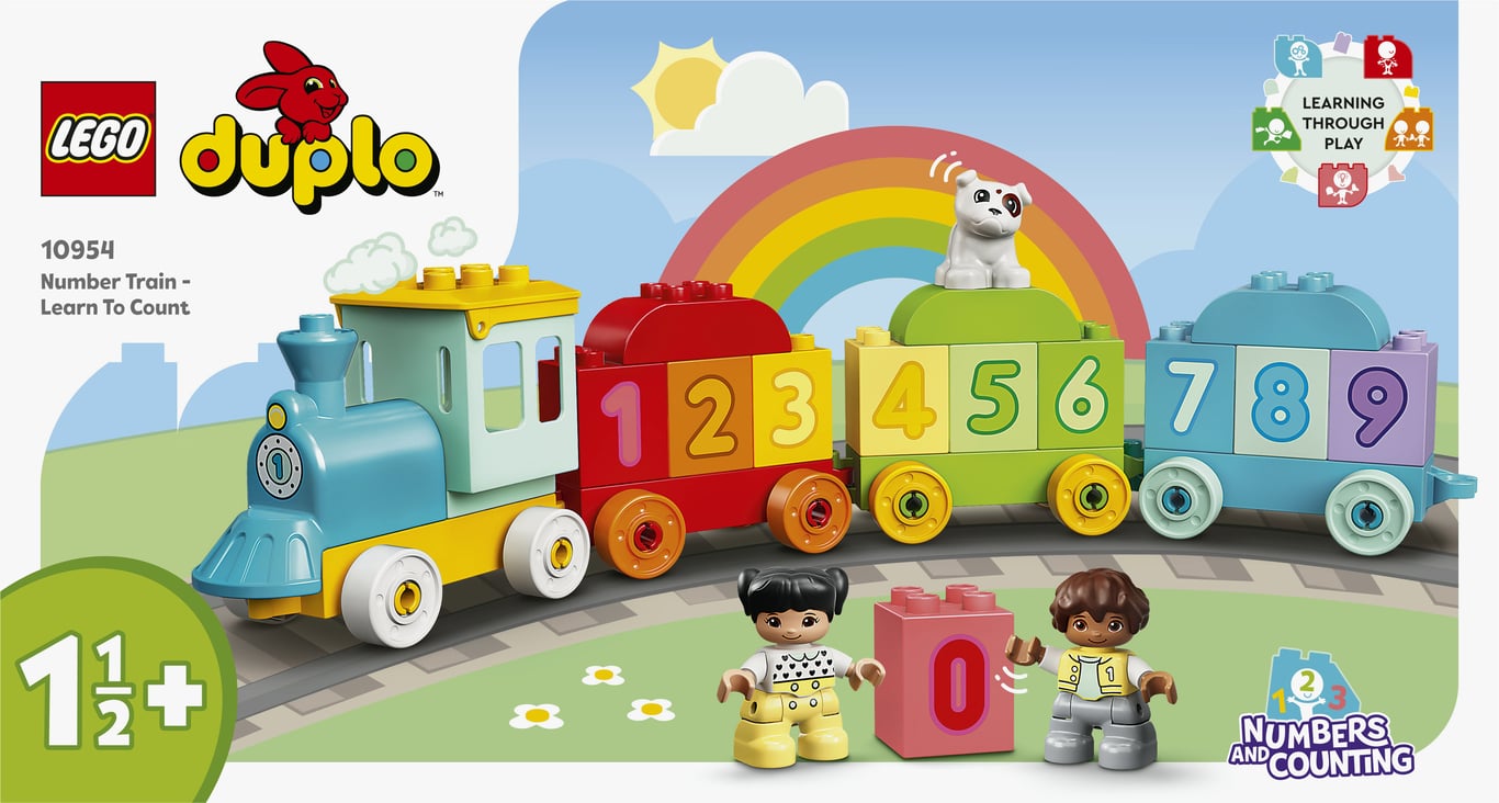 LEGO DUPLO Pociąg z cyferkami — nauka liczenia