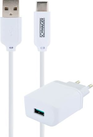 Schwaiger LSET600 513 Universal White AC Fast Charging Indoor