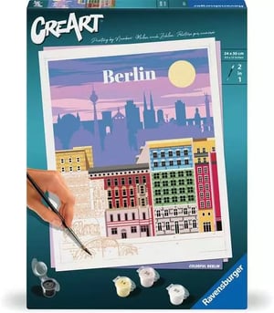 Ravensburger 25521 kolorowanka Zestaw do kolorowania według numerów