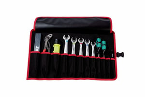 Parat BASIC Roll-Up Case 12 Czarny, Czerwony Nylon