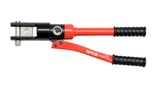 Yato YT-22862 Hand-Operated Hydraulic Crimping Tool, Black, Red Metal