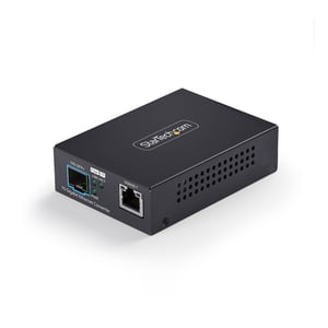 StarTech MCM10GSFP2 10,000 Mbit/s Multifunction Network Converter, Single, Black