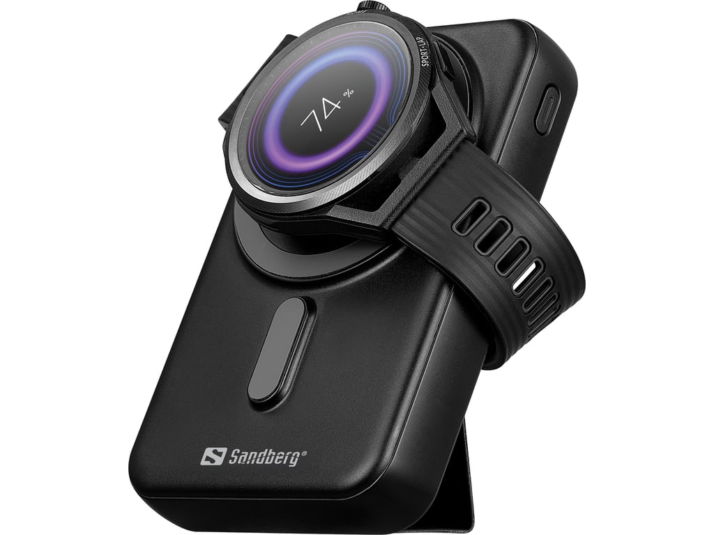 фото Зовнішній акумулятор (павербанк) Sandberg 10000mAh Mag Wireless Powerbank (420-94)