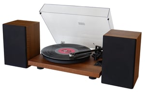 Soundmaster PL711BR obrotowy talerz gramofonu Czarny, Brązowy Ręczny