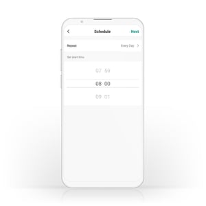 Nedis WIFIHTPL20FWT grzejnik Wewnętrzna Biały 2000 W Elektryczny grzejnik konwektorowy