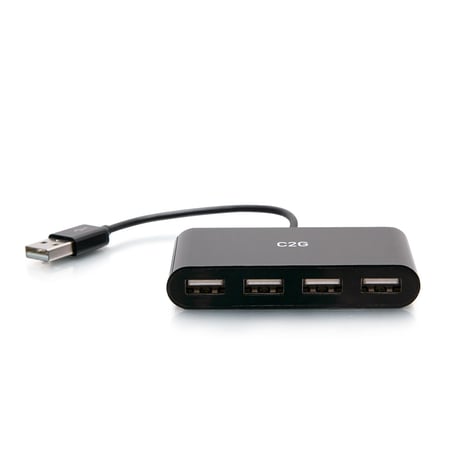C2G C2G54462 huby i koncentratory USB 2.0 480 Mbit/s Czarny