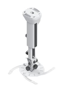 Edbak PMV100W Projector Mount Bracket, Ceiling, White