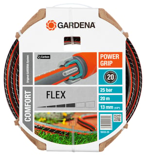 Gardena 18033-20 wąż ogrodowy 20 m Czarny, Szary, Pomarańczowy