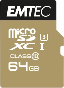 Emtec ECMSDM64GXC10SP 64 GB MicroSDXC-flashminne, klass 10