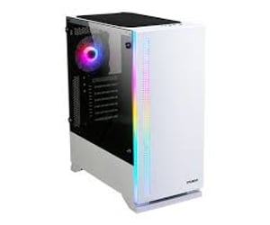 Zalman S5 WHITE Security & Mounts for Midi Tower Computers, White