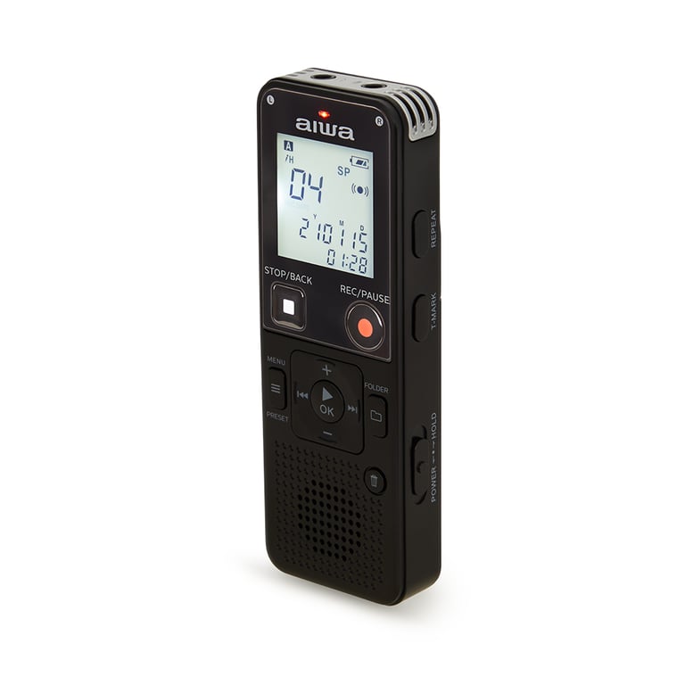 Aiwa DVR-A600 dyktafon Pamięć wewnętrzna i karty pamięci flash Czarny