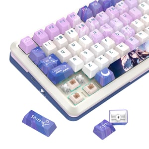 REDRAGON K708AK-RGB-PRO FLEKACT klawiatura USB + RF Wireless + Bluetooth Biały