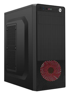 Gembird ATX-Gehäuse Fornax 150R USB 3.0 roter Lüfter Midi-Tower Schwarz