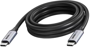 Vision TC 5MUSBC/BL kabel USB USB 3.2 Gen 2 (3.1 Gen 2) 5 m USB C 20 Gbit/s 100 W Czarny, Szary