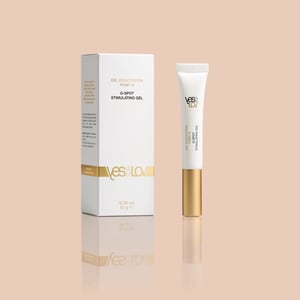 YESforLOV Orgasm gel for the G-spot 10 ml Intimgel för kvinnor, förpackning