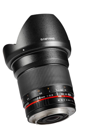 Samyang 16mm f/2.0 Nikon F (AE) Mirrorless Camera, Black
