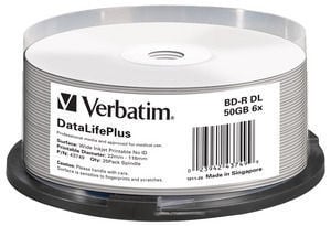 Verbatim DataLifePlus BD-R 50 GB 25 st.