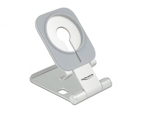 DeLOCK Stojak na smartfona z uchwytem, regulowany, MagSafe, z aluminium