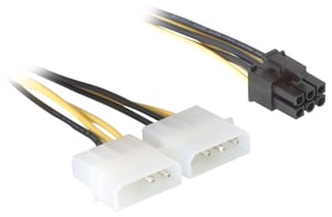 DeLOCK Power Cable for PCI Express Card - 0.15m 0.15 m