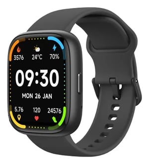 MaxCom Ecowatch6 4,65 cm (1.83") TFT Cyfrowy 240 x 284 px Ekran dotykowy Czarny