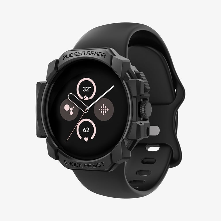 Spigen Pixel Watch 3 (41mm) Case Czarny Termoplastyczne elastomery poliuretanowe (TPU)