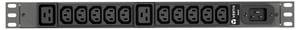 Vertiv Geist rPDU, Basic, 1U, Eingang C20 230 V 16 A, Ausgänge (10) C13 | (2) C19, PDU-Stromverteiler mit 12 Netzsteckdosen, schwarz