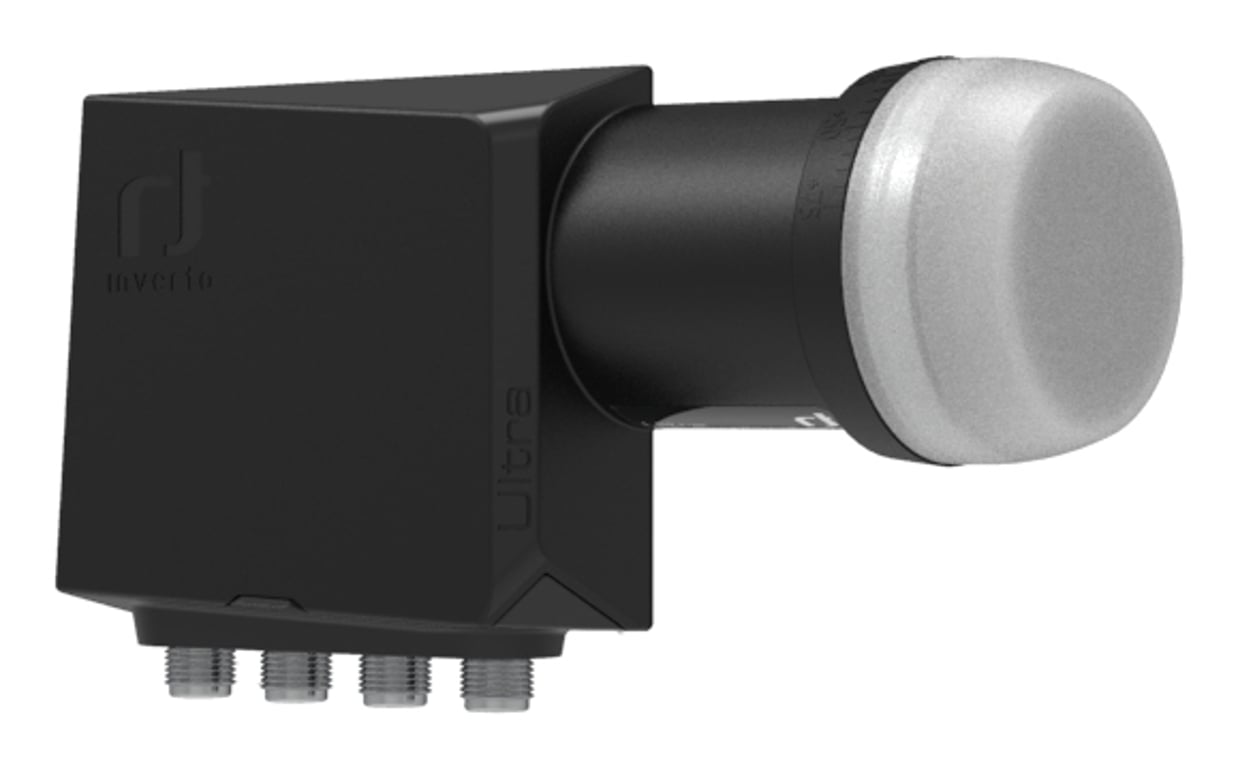 Inverto IDLT-QTL412-ULTRA-OPN Quattro LNB Czarny, Szary