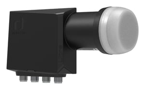 Inverto IDLT-QTL412-ULTRA-OPN Quattro LNB Czarny, Szary