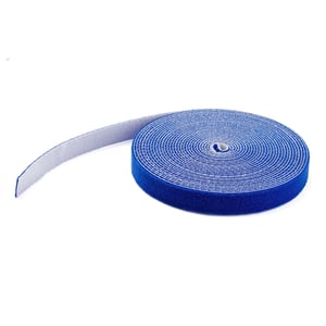 StarTech HKLP50BL Velcro Cable Tie, Nylon, Blue, 1 pc.