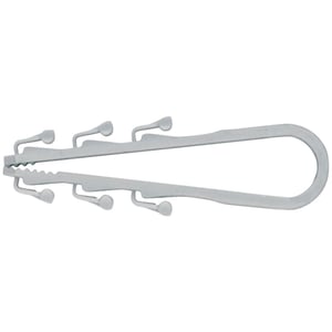 Fischer 58155 Kabelorganizer, weiß, 100 Stück