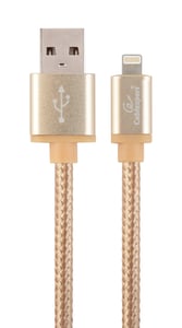 Cablexpert CCB-MUSB2B-AMLM-6-G 1.8 m Lightning Cable, Gold