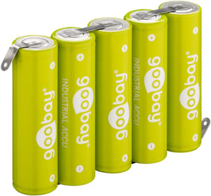 Goobay 55582 Batterie für den Hausgebrauch Wiederaufladbare AA-Batterie aus Nickel-Metallhydrid (NiMH)