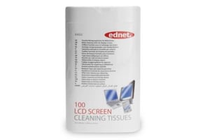Ednet 63022 zestaw do czyszczenia urządzeń LCD/TFT/Plazma Mokre ściereczki do czyszczenia
