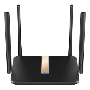 Cudy LT500D Fast-Ethernet-Dualband-WLAN-Router (2,4 GHz/5 GHz) 4G Schwarz