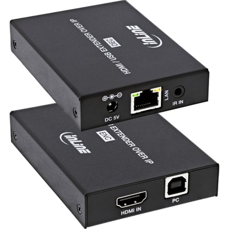 InLine 57885K przedłużacz KVM Nadajnik i odbiornik