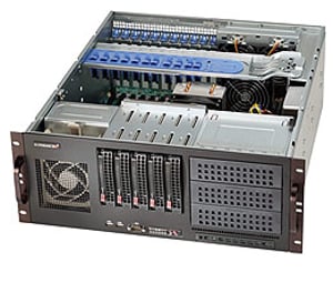 Supermicro 842XTQ-R606B Rack Czarny 600 W