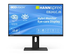 Hannspree Hybri Monitor EB241CJB Computermonitor 60,5 cm (23,8") 1920 x 1080 px Full HD LCD Schwarz