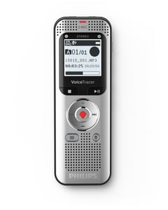 Philips Voice Tracer DVT2050/00 Diktiergerät Speicherkarte Silber