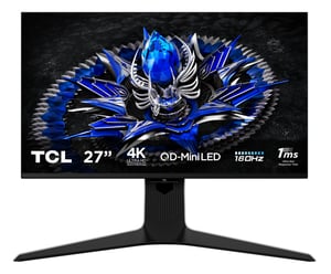 TCL R83 27R83U Computermonitor 68,6 cm (27") 3840 x 2160 px 4K Ultra HD QLED Schwarz, Weiß